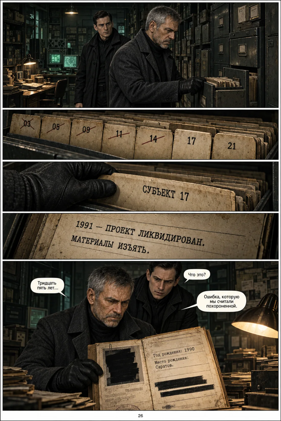 Страница комикса